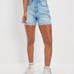AE Dreamy Drape Denim Highest Waist Baggy Short